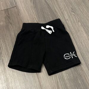 Calvin Klein Kids Black Logo Shorts